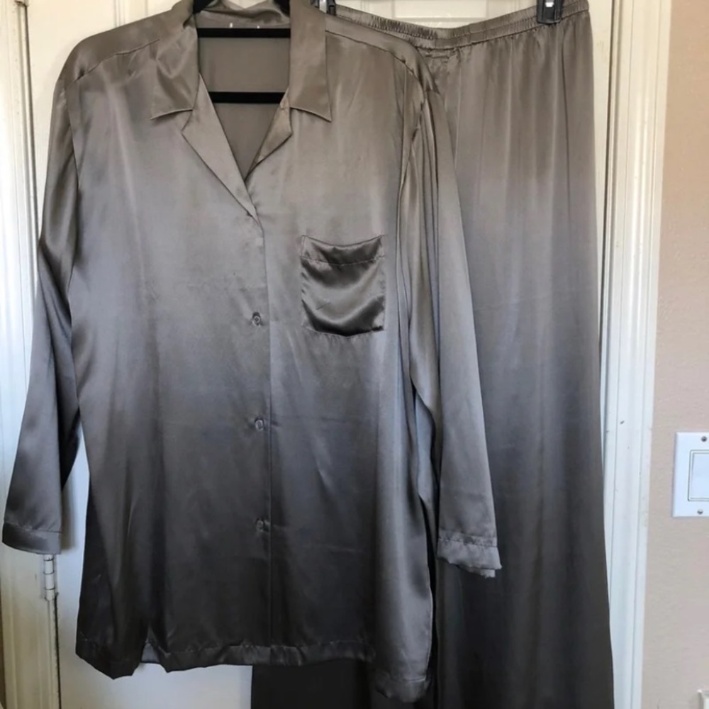 Silk pajama set